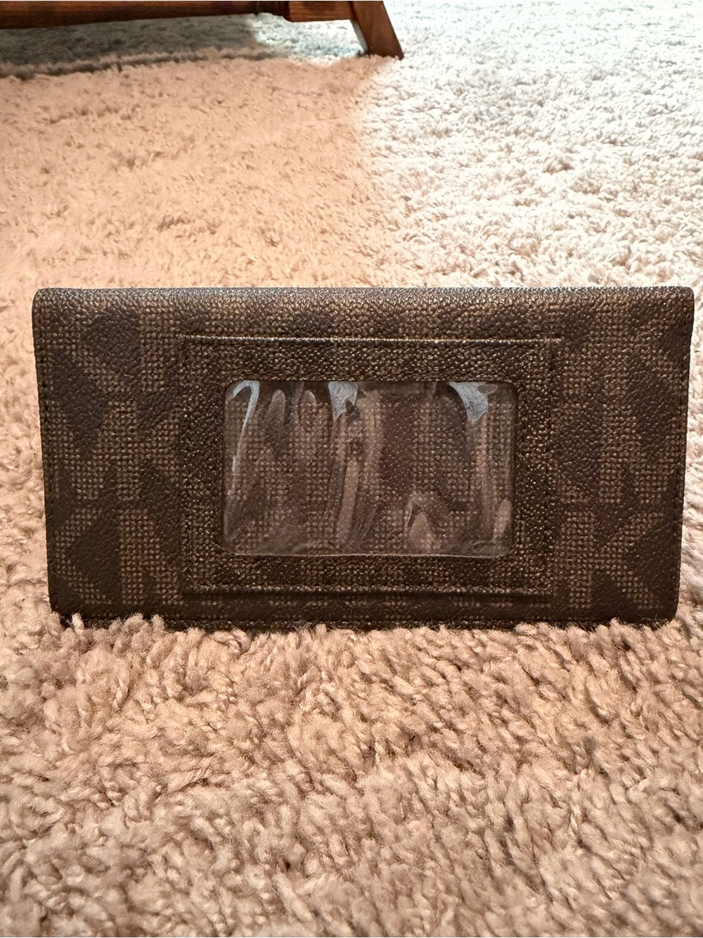 Michael Kors Monogram ID & Check Wallet
